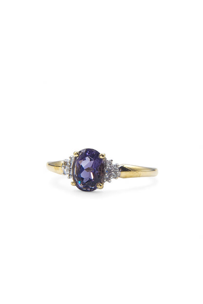 BLAIR | AMETHYST & DIAMOND RING