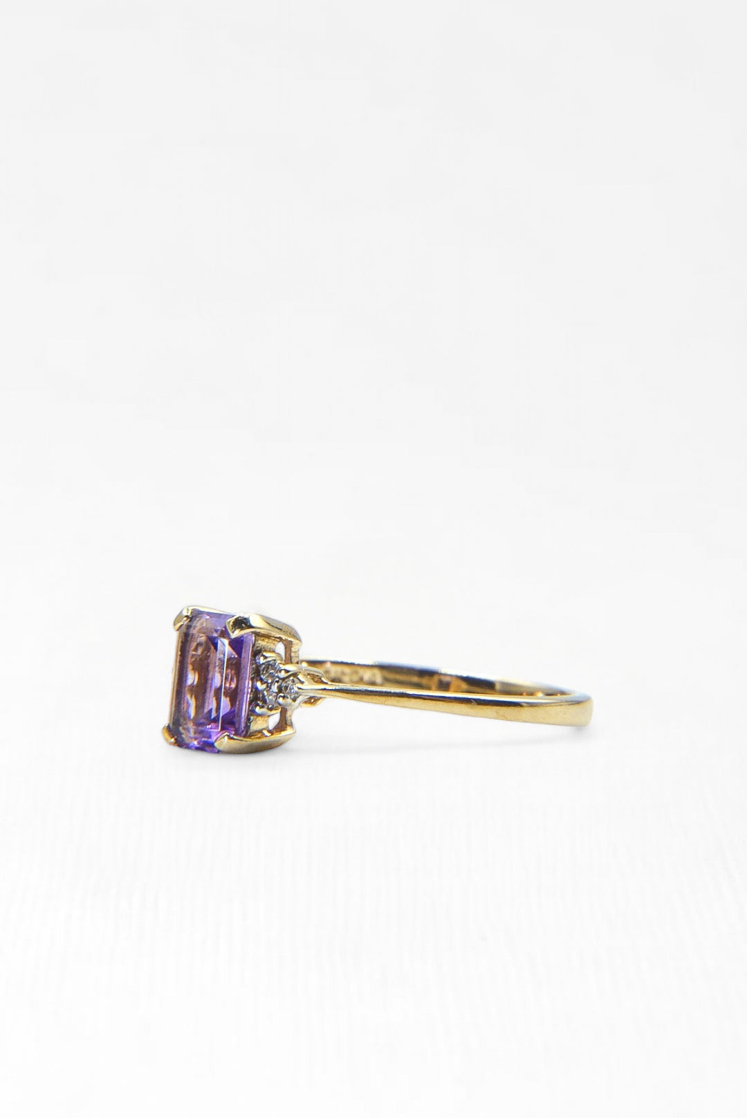 CELESTE | AMETHYST & DIAMOND RING