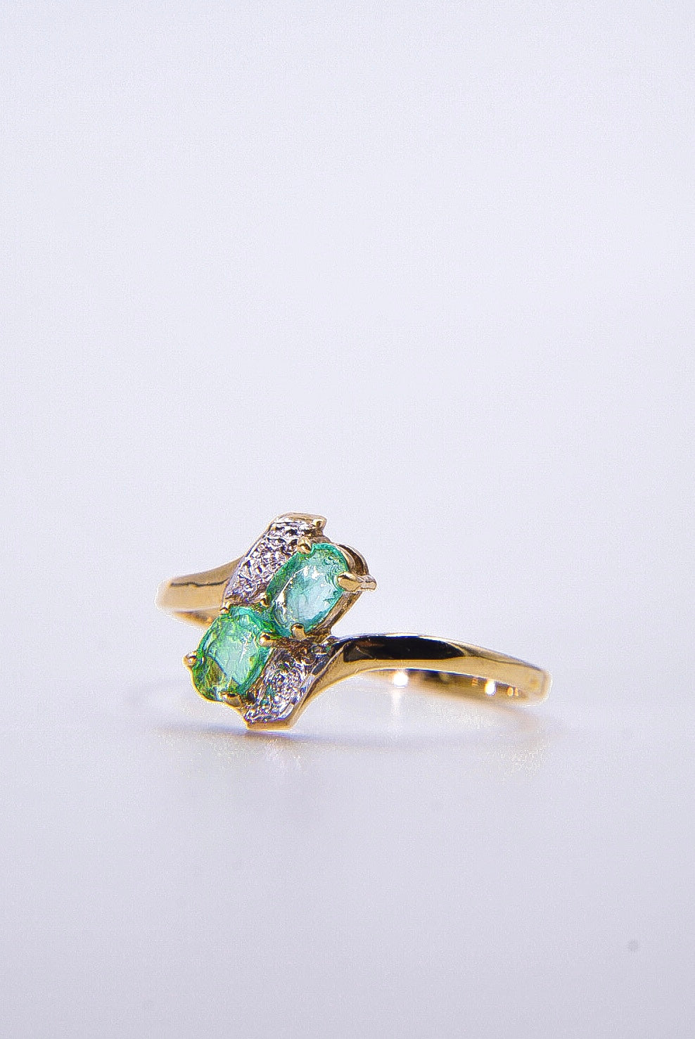 LILY | EMERALD & DIAMOND RING