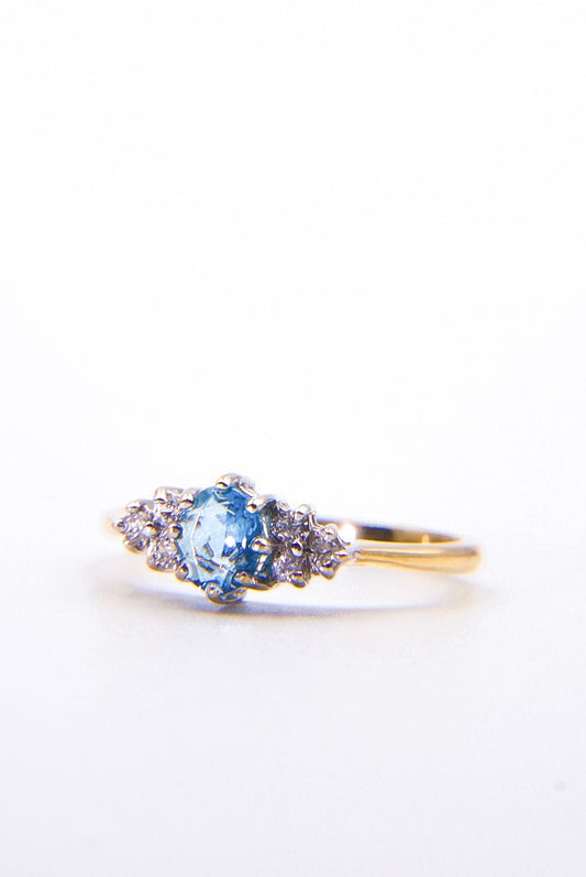 SKYE | TOPAZ & DIAMOND CLUSTER RING