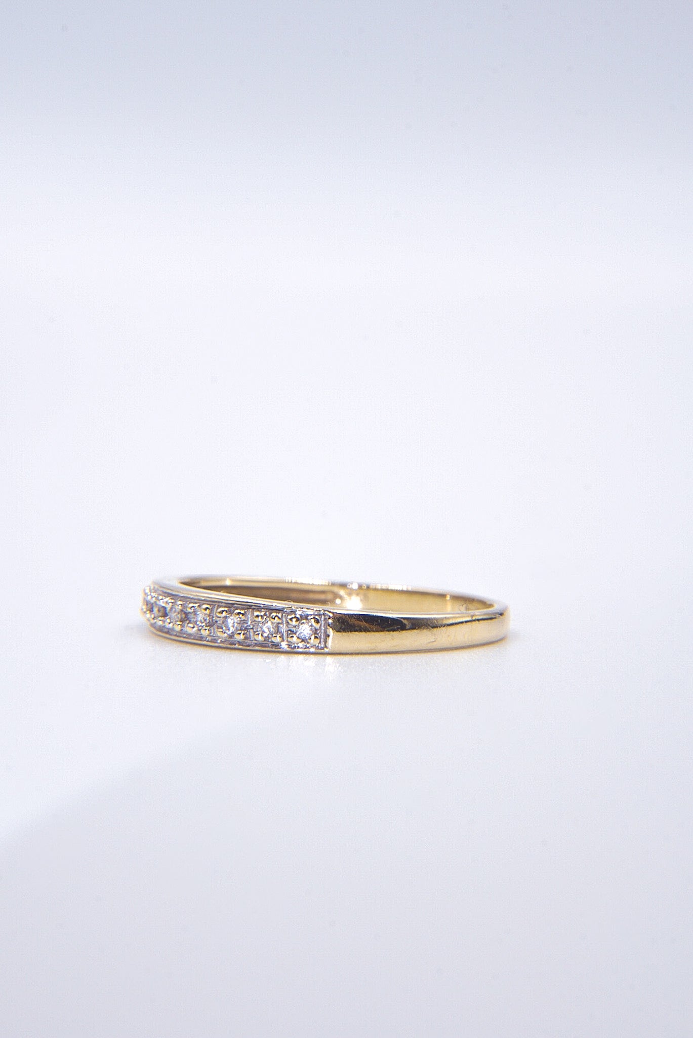 LINA | 14CT DIAMOND HALF ETERNITY RING