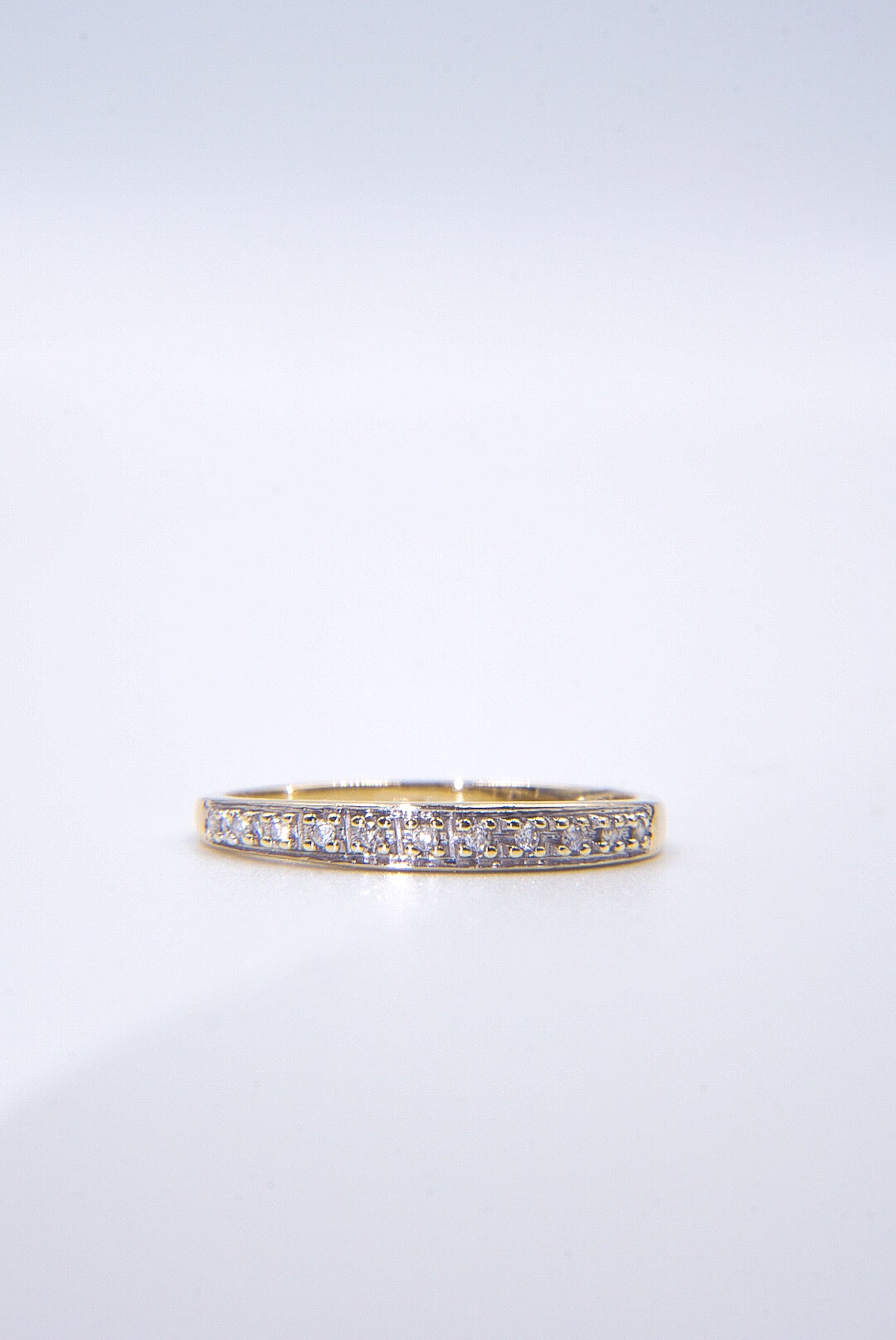 LINA | 14CT DIAMOND HALF ETERNITY RING