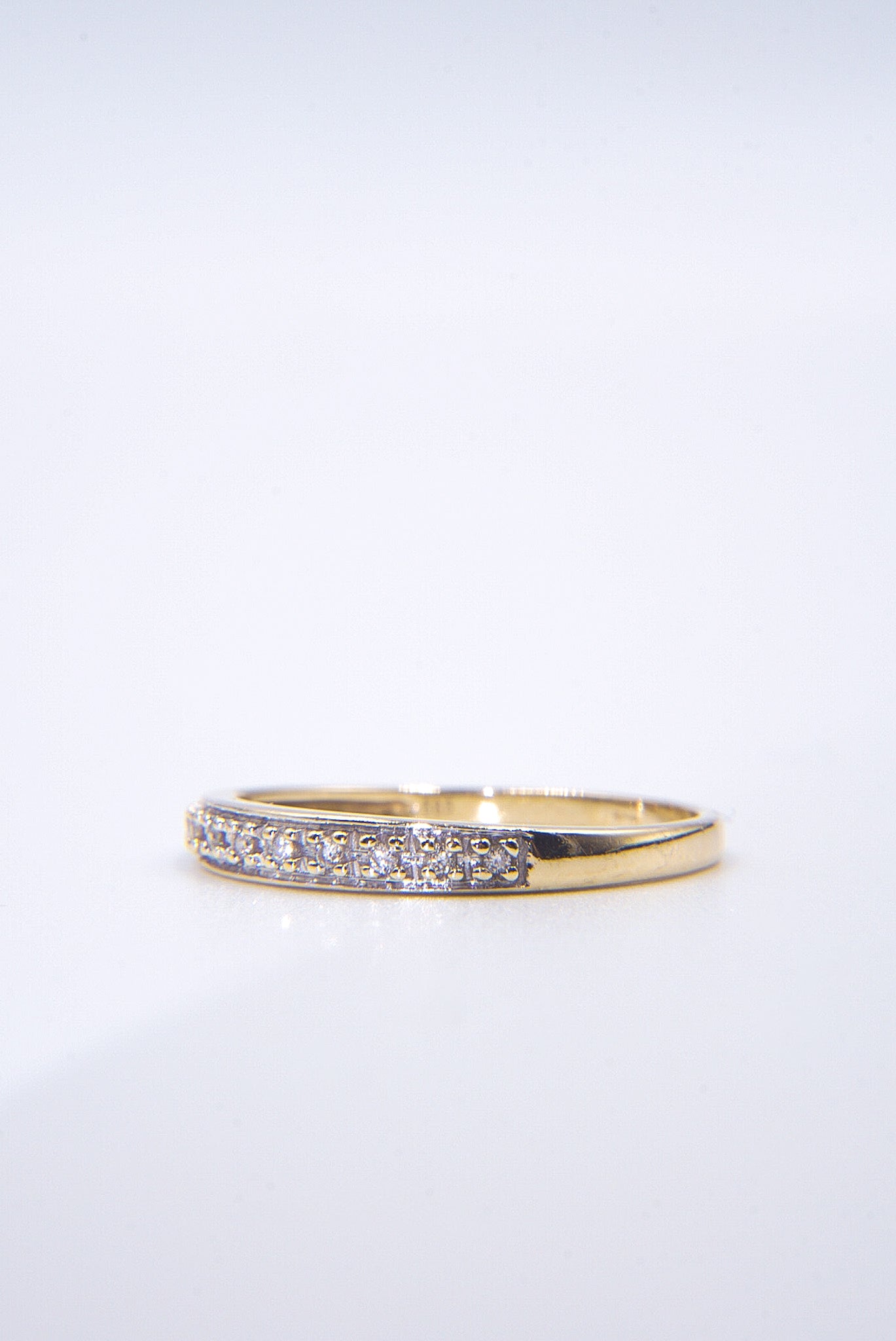 LINA | 14CT DIAMOND HALF ETERNITY RING