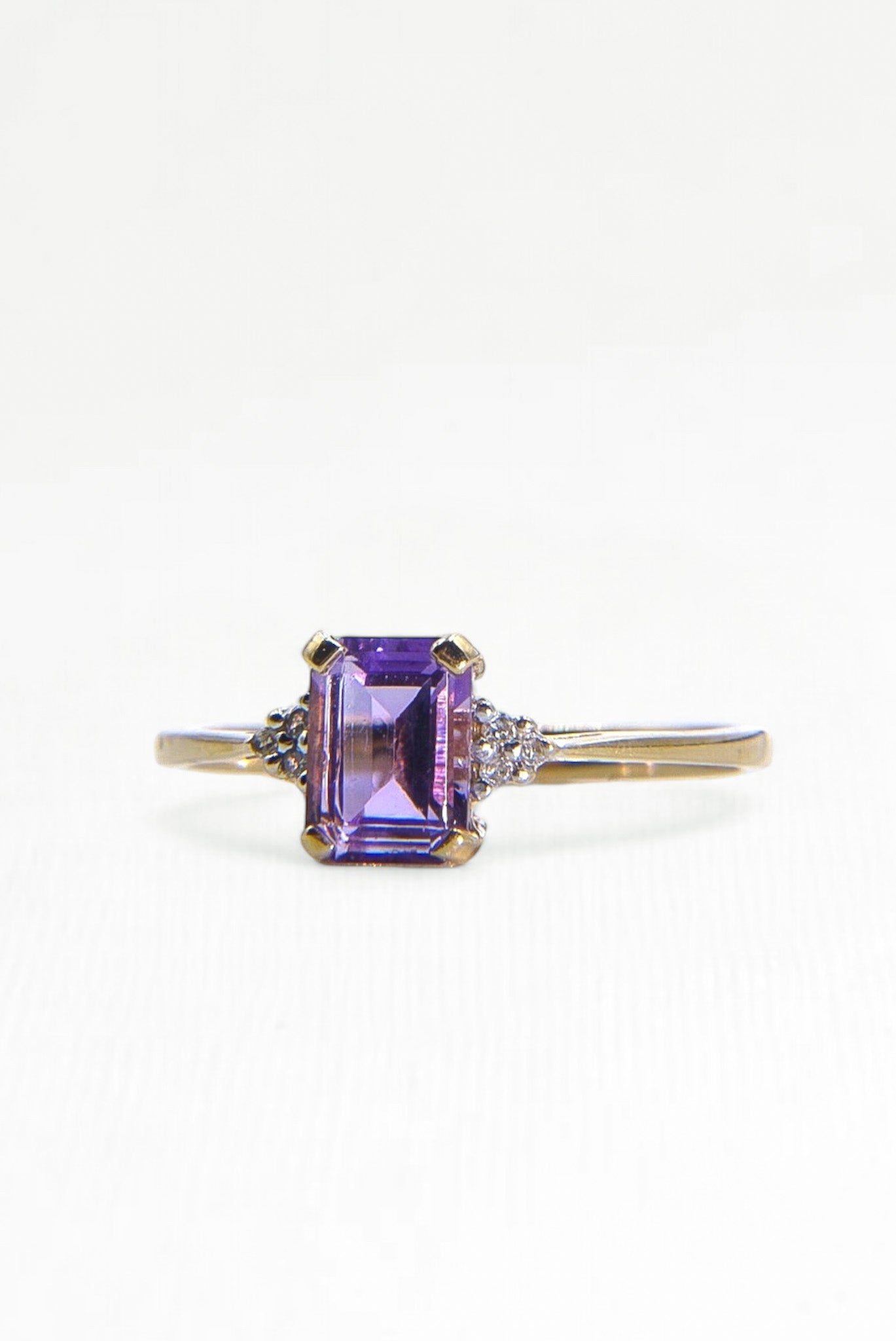 CELESTE | AMETHYST & DIAMOND RING